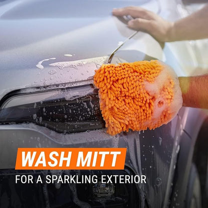 Armor All Car Wash Kit, Includes Car Wash Soap, Wash Mitt & Microfiber Towel - Image 5