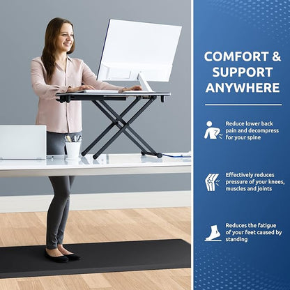 KitchenClouds Kitchen Mat Cushioned Anti Fatigue Rug 17.3"x60" Waterproof Non - Image 4