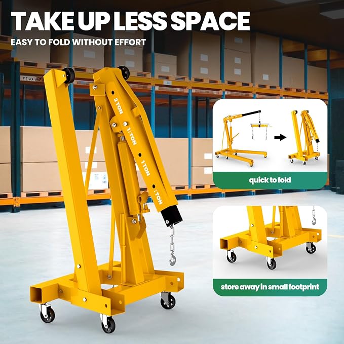2.5 ton Engine Hoist Cherry Picker - Image 9
