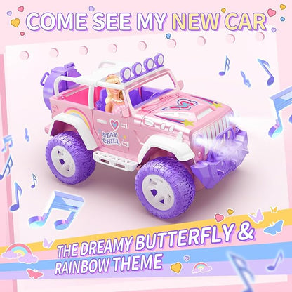 DEERC Pink Remote Control Car for Girls - Image 4