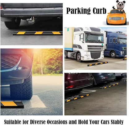 ERGOMASTER Parking Stopper for Garage, 72” Rubber Parking Block - Image 7