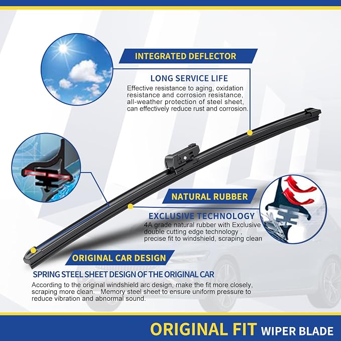 Wipers Replacement For MBZ C CLK Class CLK320 CLK500 CLK55 C230 C240 C280 C350 - Image 4