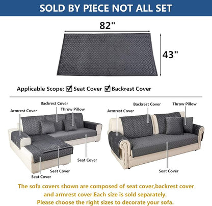 Eismodra Couch Cover, Sectional Couch Covers, Sofa Covers - Image 5