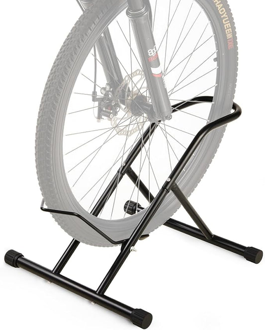 Upgraded 4" Wide Tire Floor Bike Stand Rack, Heavy Duty Garage Indoor Bike by Fitense