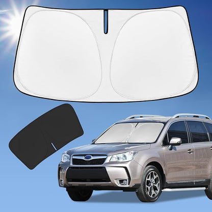 for Subaru Forester 2013-2018 Sun Shade Sunshade Windshield Cover, 240T Fabric by ZOIBVCARSUNSHADE