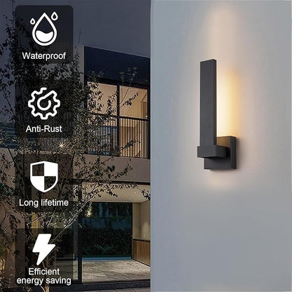 Modern Outdoor Wall Lights 15.5" LED Exterior Lighting Fixtures Patio Wall - Image 3