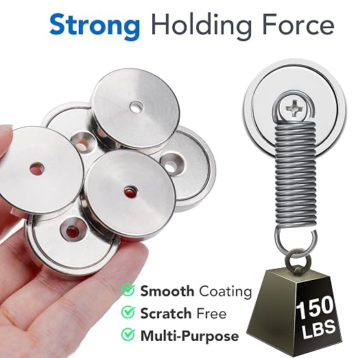 MIKEDE Magnets, 150LB Neodymium Cup Magnets - Image 2
