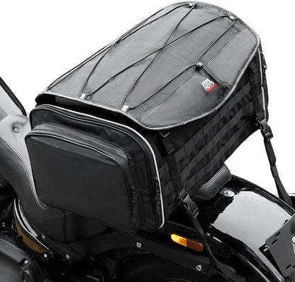 KEMIMOTO Motorcycle Tail Bag, Dual Use Motorcycle Rear Seat Bag by kemimoto