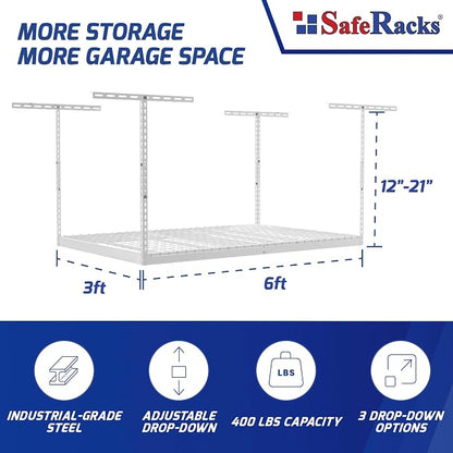 SafeRacks Overhead Garage Storage Rack - Image 3