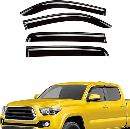 Extra Durable Window Deflectors Tape-On Window Visors Rain Guards Fit by AEROGUYSCustomfitrainguard
