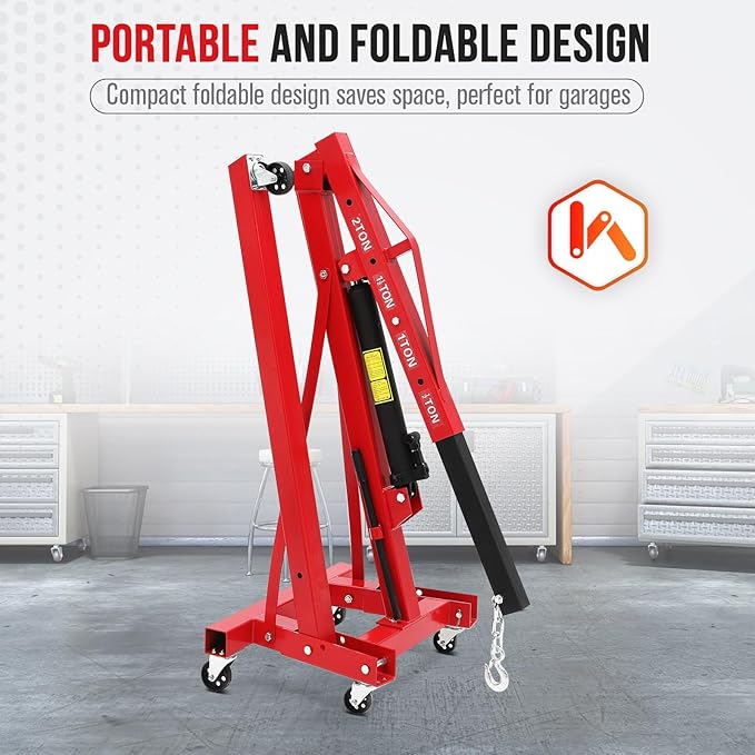 2 Ton Hydraulic Engine Hoist - Image 4