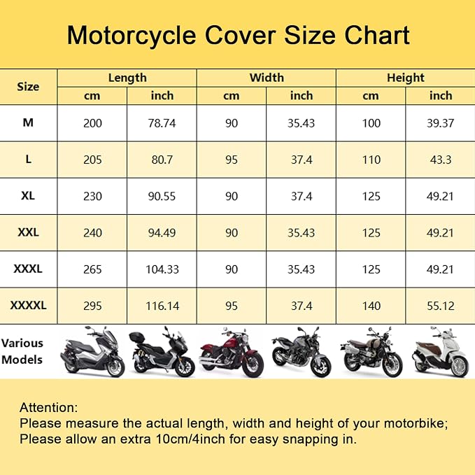 Moped Cover Waterproof Outdoor, Motorbike Scooter Covers - Image 2