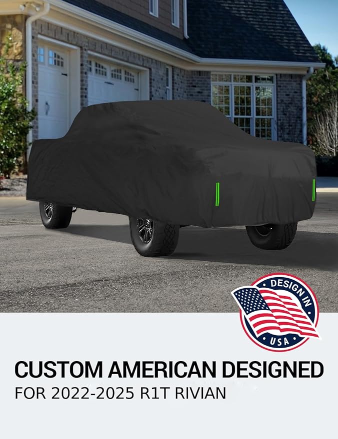 Proadsy Car Cover for Rivian R1T 2025 2024 2023 2022 Windproof All Weather - Image 2