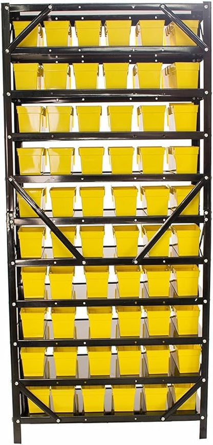 Erie Tools TLPB60 60 Parts Bin Shelving Organize - Image 3