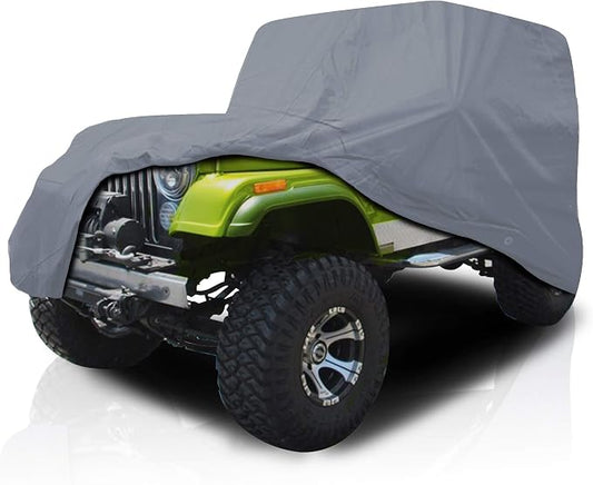 USCarCover 5 Layer All Weather Protection, Breathable Car Cover by DASHIELD