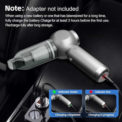 6 in 1 Car Vacuum Portable Cordless, 20000PA Mini Vacuum Cleaner High Power - Image 7