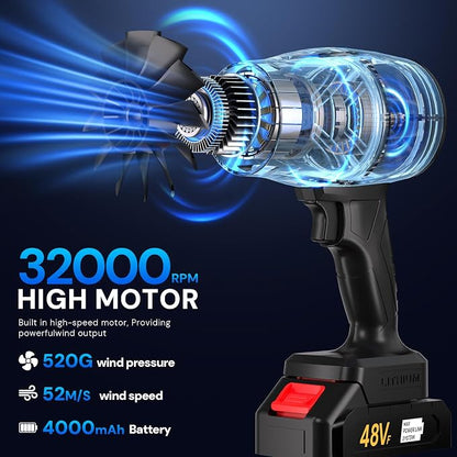 Turbodry 13000RPM Cordless Car Dryer & Turboglass Blower – Dual Batteries - Image 2