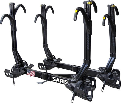 Saris SuperClamp EX 4-Bike Hitch Rack – Lightweight Platform Bike Carrier by Saris