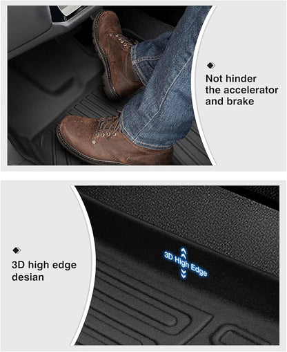 Powerty Floor Mats for 2024 2025 Mazda CX-90 CX90 PHEV Accessories Floor Liners - Image 6