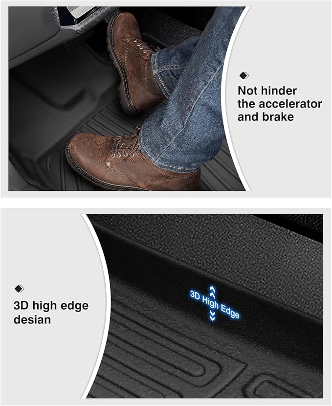 Powerty Floor Mats for 2023 2024 2025 Toyota Crown Accessories All Weather - Image 5
