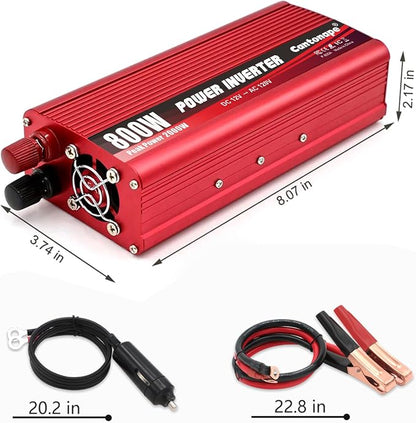 800 Watt Car Inverter DC 12V to 110V/120V AC Converter Power Inverter - Image 6