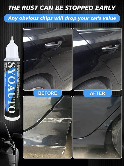 SYOAUTO Black Touch Up Paint for Cars, Auto Touch Up Paint Black Scratch Repair - Image 6