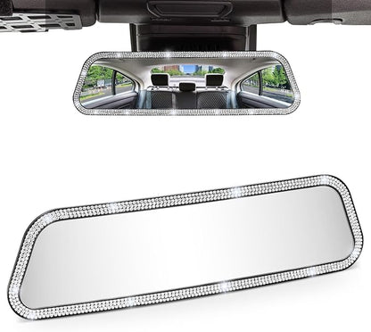 JOYTUTUS Rearvie Mirror, 12 Inch Panoramic Interior Clip-on Wide Angle Convex - Image 2