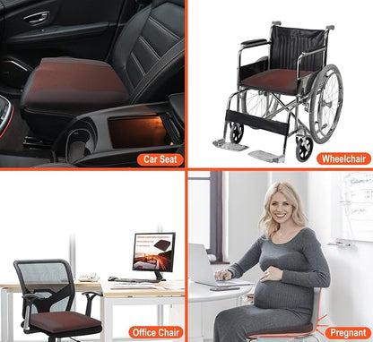 Car Seat Cushion, Comfort Memory Foam Car Cushions - Image 6