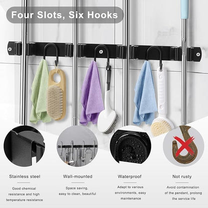 Mop Broom Holder Wall Mount - Image 2