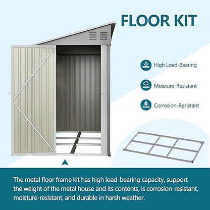 4 x 10 FT Metal Outdoor Storage Shed - Image 5
