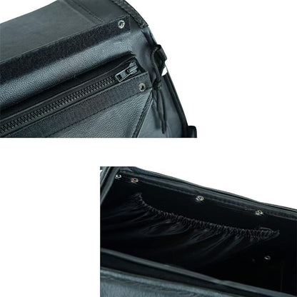 GARGOYLE BELLS Motorcycle Saddle Bags Genuine Leather Motorcycle Luggage Bag - Image 7