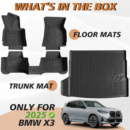 TripleAliners Floor Mats & Trunk Mat All Weather Liners Compatible - Image 8
