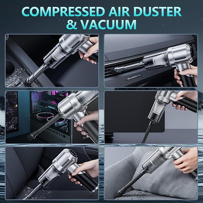 Portable Cordless Foldable 20000PA High Power Mini Vacuum Cleaner, 4-in-1 - Image 3