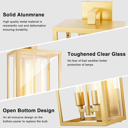 Outdoor Wall Sconce, Outside Lights Front Porch Light, Waterproof Modern Porch - Image 6