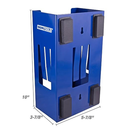 OEMTOOLS 23124 Blue Magnetic Glove Dispenser, Disposable Gloves Box Holder - Image 3