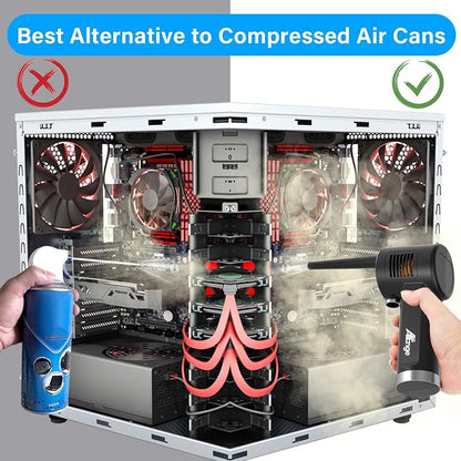 Electric Air Duster, Cordless Air Duster, Rechargeable Compressed Air Duster - Image 3