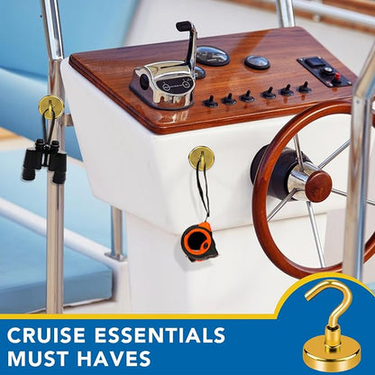 LOVIMAG Cruise Must Haves, 80Lb Magnet Hooks, Cruise Magnets - Image 2