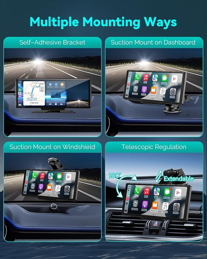 Wireless Carplay Screen for Car, 10.26" Android Auto Screen Compatible - Image 7