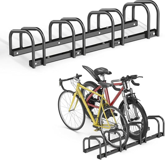 Ultrawall Bike Storage Rack for Garage, 4 Bikes Floor Bike Stand, Bicycle by UltrawallGarageTools