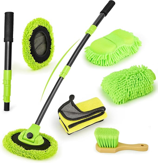 Car Wash Brush with Long Handle by WelcometoFarafox