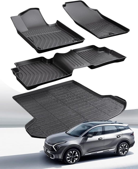 Weather Liner® Floor Mats for Kia Sportage 2023 2024 2025 2026, Not Hybrid PHEV by WeatherLiner