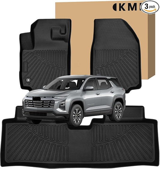 KMF Floor Mats for 2025 2026 Chevrolet/Chevy Equinox Accessories GMC Terrain by KMF