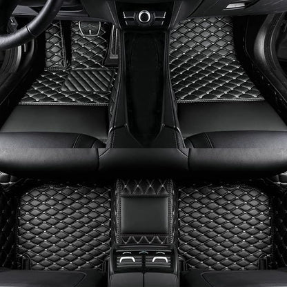 Custom Colors Car Floor Mats Black Pink by Unknown