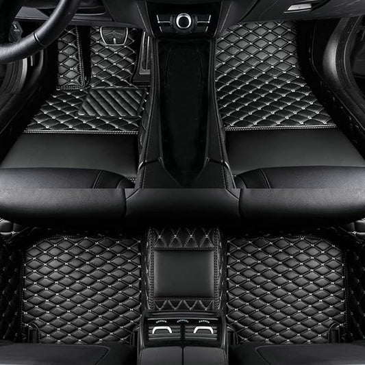 Custom Colors Car Floor Mats Black Pink by Unknown