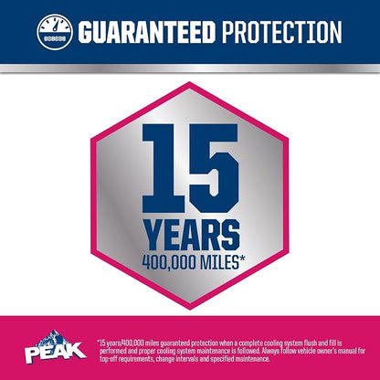 PEAK OET Extended Life Red/Pink 50/50 Prediluted Antifreeze/Coolant - Image 4
