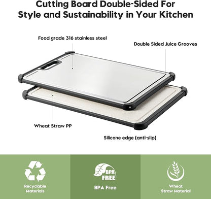 Premium 316 Stainless Steel Cutting Board - Image 5