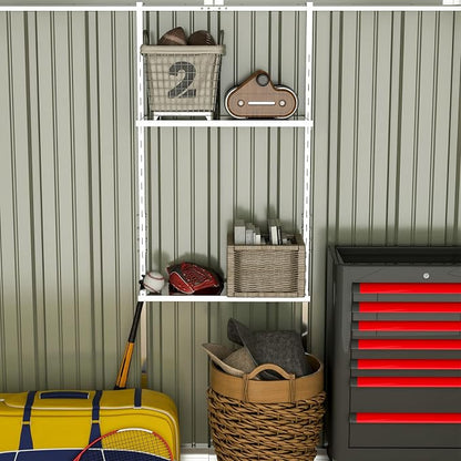 Patiowell 10 x 10 FT Metal Outdoor Storage Shed - Image 5