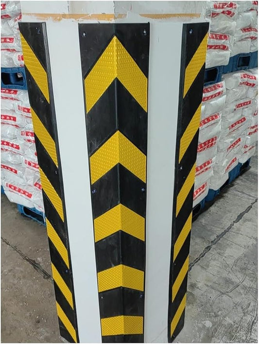 Parking Garage Wall Protector Corner Guard, 1cm Thick Rubber Column, by Unknown