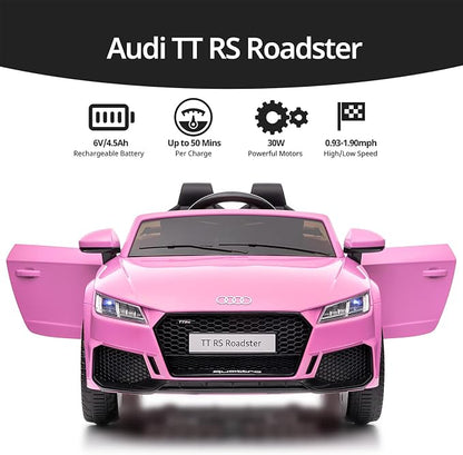 Electric Car for Kids, Licensed Audi 6V Kids Ride on Car Toy for Toddlers - Image 5