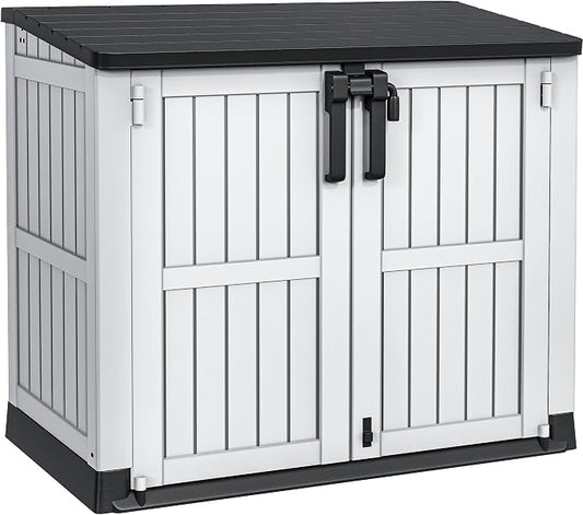 YITAHOME 36 cu ft Resin Outdoor Storage Shed, Weather-Resistant Horizontal Tool by YITAHOME